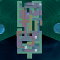 Three of the possible routes for completing the level