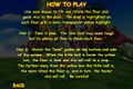 The "How to Play" screen